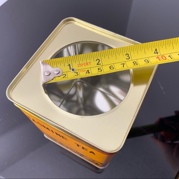 Tin with Golden Tones Beautiful Decor or Storage - Picture 6 of 16